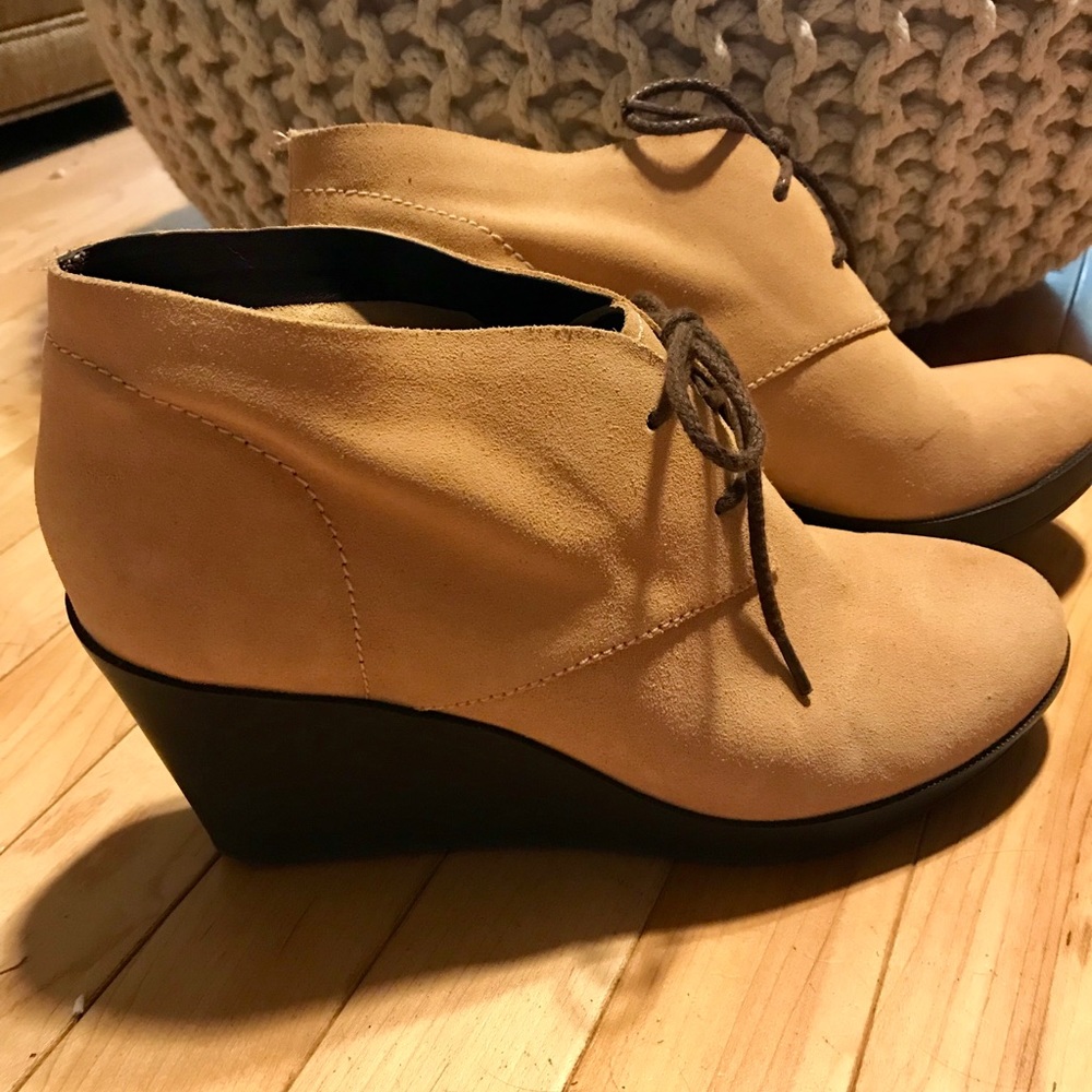 Cole Haan camel booties